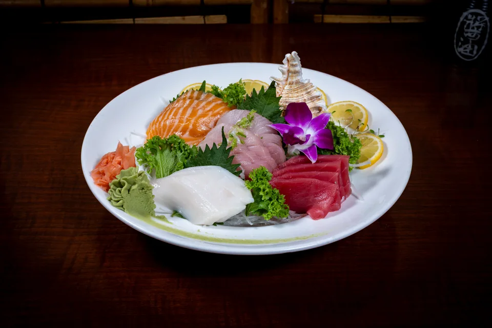Sashimi Regular plate at Midori Sushi